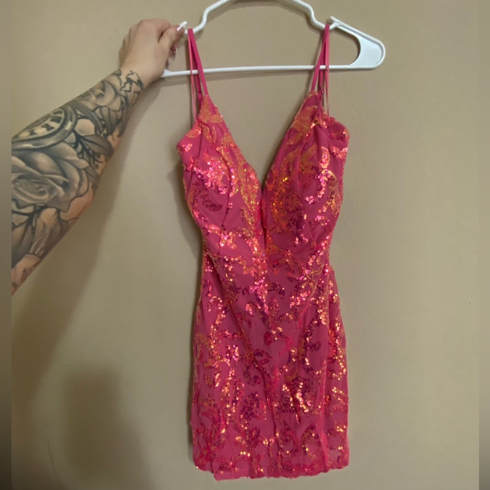 Pink dress